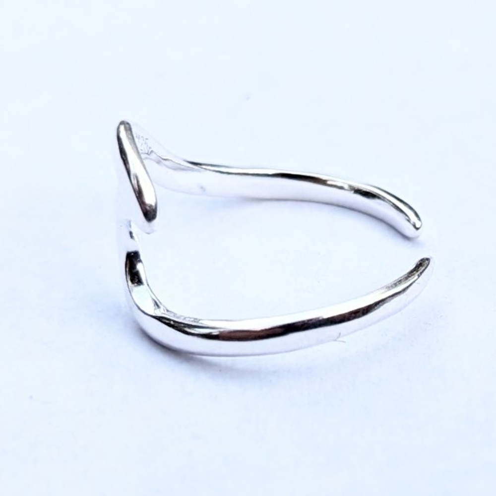 Hawaiian Style .925 sterling silver Toe or Midi Ring - Picture 3 of 3